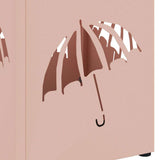 Supporto per Ombrellone Rosa 15.5 x 15.5 x 49 cm Metallo