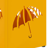 Supporto per Ombrellone Senape 15.5 x 15.5 x 49 cm Metallo