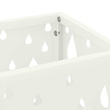 Supporto per Ombrellone Bianco 15.5 x 15.5 x 49 cm Metallo