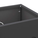 Supporto per Ombrellone Nero 15.5 x 15.5 x 49 cm Metallo