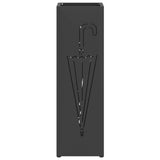 Supporto per Ombrellone Nero 15.5 x 15.5 x 49 cm Metallo