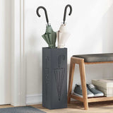 Supporto per Ombrellone Antracite 15.5 x 15.5 x 49 cm Metallo