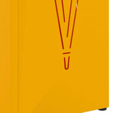 Supporto per Ombrellone Senape 15.5 x 15.5 x 49 cm Metallo