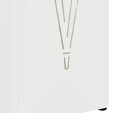 Supporto per Ombrellone Bianco 15.5 x 15.5 x 49 cm Metallo