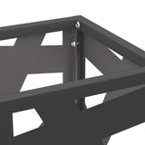 Supporto per Ombrellone Nero 15.5 x 15.5 x 49 cm Metallo