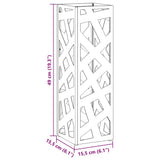 Supporto per Ombrellone Rosa 15.5 x 15.5 x 49 cm Metallo