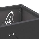 Supporto per Ombrellone Nero 15.5 x 15.5 x 49 cm Metallo