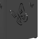 Supporto per Ombrellone Nero 15.5 x 15.5 x 49 cm Metallo