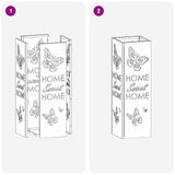 Supporto per Ombrellone Antracite 15.5 x 15.5 x 49 cm Metallo