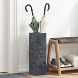Supporto per Ombrellone Antracite 15.5 x 15.5 x 49 cm Metallo