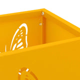 Supporto per Ombrellone Senape 15.5 x 15.5 x 49 cm Metallo