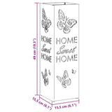 Supporto per Ombrellone Bianco 15.5 x 15.5 x 49 cm Metallo