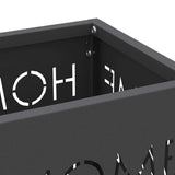 Supporto per Ombrellone Nero 15.5 x 15.5 x 49 cm Metallo