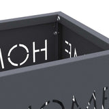 Supporto per Ombrellone Antracite 15.5 x 15.5 x 49 cm Metallo