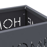 Supporto per Ombrellone Antracite 15.5 x 15.5 x 49 cm Metallo