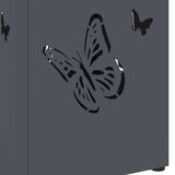 Supporto per Ombrellone Antracite 15.5 x 15.5 x 49 cm Metallo