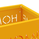 Supporto per Ombrellone Senape 15.5 x 15.5 x 49 cm Metallo