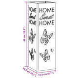 Supporto per Ombrellone Senape 15.5 x 15.5 x 49 cm Metallo