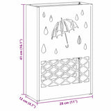 Supporto per Ombrellone Rosa 28 x 12 x 41 cm Acciaio