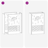 Supporto per Ombrellone Antracite 28 x 12 x 41 cm Metallo