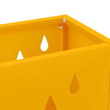 Supporto per Ombrellone giallo senape 28 x 12 x 41 cm Acciaio