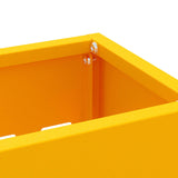 Supporto per Ombrellone giallo senape 28 x 12 x 41 cm Acciaio