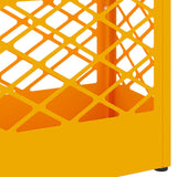 Supporto per Ombrellone giallo senape 28 x 12 x 41 cm Acciaio