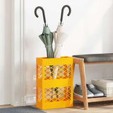 Supporto per Ombrellone giallo senape 28 x 12 x 41 cm Acciaio