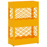 Supporto per Ombrellone giallo senape 28 x 12 x 41 cm Acciaio