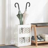 Supporto per Ombrellone Bianco 28 x 12 x 41 cm Acciaio