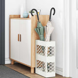 Supporto per Ombrellone Bianco 28 x 12 x 41 cm Acciaio