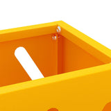 Supporto per Ombrellone giallo senape 28 x 12 x 41 cm Acciaio