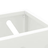 Stand per Ombrelli da Pioggia Bianco 28 x 12 x 41 cm Acciaio