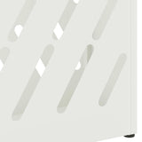 Stand per Ombrelli da Pioggia Bianco 28 x 12 x 41 cm Acciaio