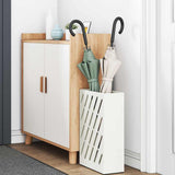 Stand per Ombrelli da Pioggia Bianco 28 x 12 x 41 cm Acciaio
