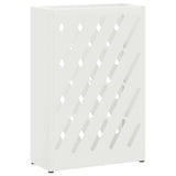 Stand per Ombrelli da Pioggia Bianco 28 x 12 x 41 cm Acciaio