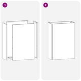 Supporto per Ombrellone Antracite 28 x 12 x 41 cm Acciaio