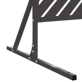 Schermo per Privacy 100 x 50 x 180 cm Acciaio Nero