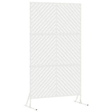 Schermo per Privacy 100 x 50 x 180 cm Acciaio Bianco