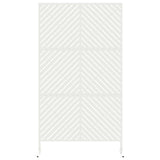 Schermo per Privacy 100 x 50 x 180 cm Acciaio Bianco