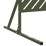 Schermo per Privacy 100 x 50 x 180 cm Acciaio Verde Oliva