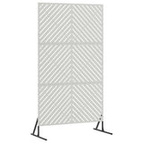 Schermo per Privacy 100 x 50 x 180 cm Acciaio Inox Argento