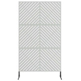 Schermo per Privacy 100 x 50 x 180 cm Acciaio zincato Argento