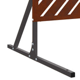 Schermo per Privacy 100 x 50 x 180 cm Acciaio Corten Ruggine