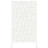 Schermo per Privacy Bianco 100 x 50 x 180 cm Acciaio