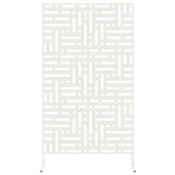 Schermo per Privacy 100 x 50 x 180 cm Acciaio Bianco