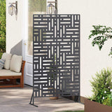 Schermo per Privacy 100 x 50 x 180 cm Acciaio Antracite