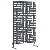 Schermo per Privacy 100 x 50 x 180 cm Acciaio Antracite