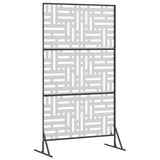 Schermo per Privacy 100 x 50 x 180 cm Acciaio Inox Argento