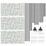 Schermo per Privacy Grigio Acciaio